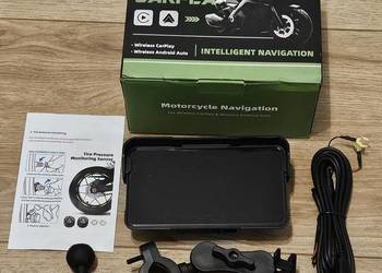 Uniwersalny bezprzewodowy ekran motocyklowy Apple CarPlay oraz Android Auto