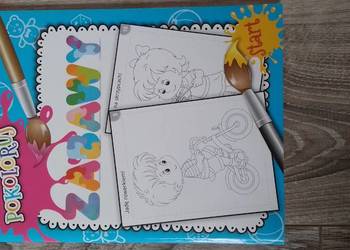 Kolorowanka: Zabawy Pokoloruj