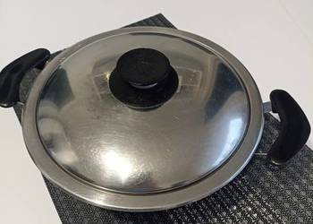 Patelnia AMC, z pokrywką, ala zepter, stal 18/10