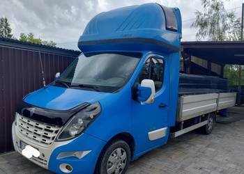 Renault Master Partner 2w1 dostawczy plandeka najazdy aluminiowe autolaweta