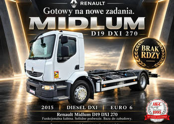 Renault Midlum 270 DXi Renault Midlum D19 , 270 DXi / RAMA DO ZABUDOWY / B…