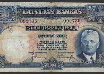 ŁOTWA 50 LATU 1934 - KARLIS ULMANIS