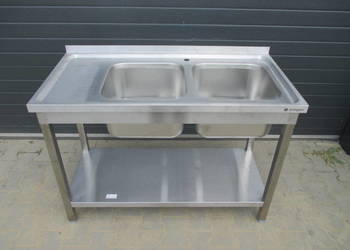 Zlew Gastronomiczny 2 Komorowy 120/60/85 NOWY