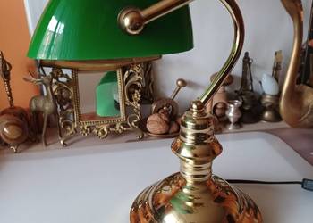 Lampa stołowa. Bankierka.