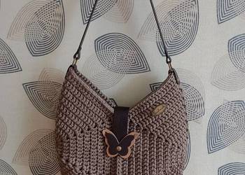 Sznurkowa torebka Handmade