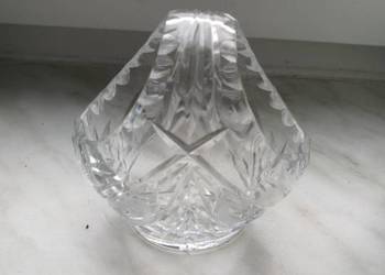 Kryształowy mały koszyczek mini prl Kryształowy mały koszyczek mini prl