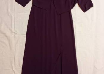 Sukienka Fioletowa z bolerkiem