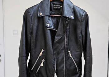 Czarna ramoneska biker kurtka