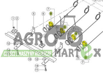 0008167991, 08167991, 8167991 TULEJA 53x12 CLAAS