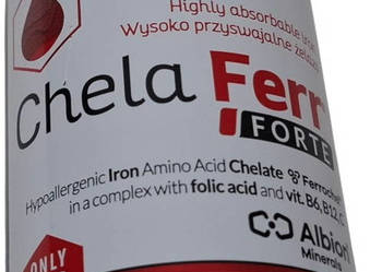 Żelazo, Chela Ferr Forte, 60 kapsułek, Olimp Labs