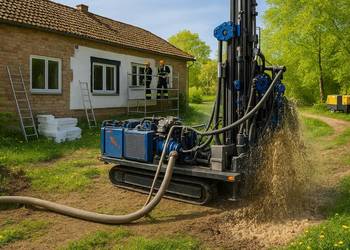 Gruntowe pompy ciepła Głubczyce odwierty, dokumentacja Nibe Thermia Stiebel