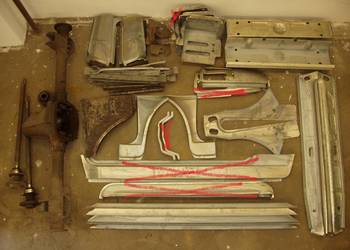 Blachy Fiat 126p maluch ocynkowane reperaturka most 132 Argenta