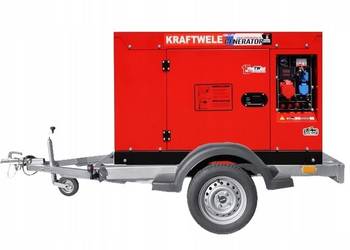 AGREGAT GENERATOR PRĄDOTWÓRCZY 22KVA PRZYCZEPA