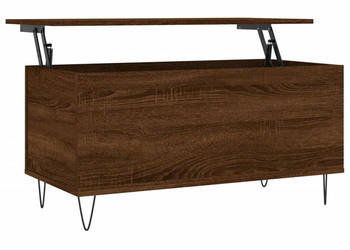 Stolik kawowy brązowy dąb 90x445x45 cm WM-830979