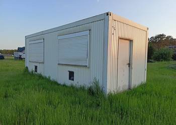 Kontener biurowy 7,5 × 3,0 m Niemiecki 2 pomieszczenia