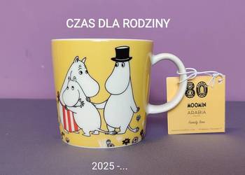 Muminki KUBEK Moomin Arabia Finland - CZAS DLA RODZINY 2025 - z naklejką
