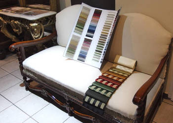 Antyki Neobarokowa sofa i dwa fotele