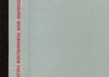 Historia międzynarodowego ruchu robotniczego - Bazylow