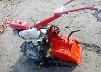 Iseki traktorek ogrodowy Dzik Jednoosiowy pług glebogryzarka