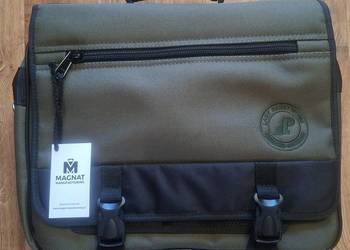Pojemna torba na dokumenty i laptopa Magnat Manufacturing z logo LP