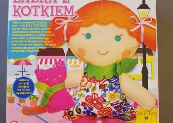Lalka z kotkiem DIY 4M