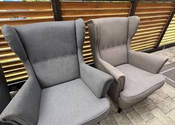 Fotel Ikea Uszak szary
