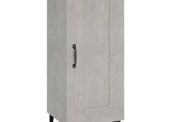 Szafka szarość betonu 345x34x90 cm materiał drewnopochodny WM-812424