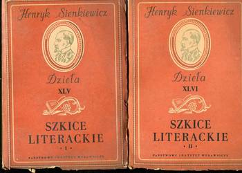 Szkice literackie T.I-II Sienkiewicz