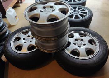 4 felgi 5x112 Gammaparts z 2 oponami