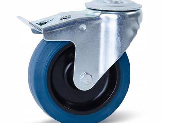 Kółko Obrotowe z Gumy Otwór Hamulec 125mm 100kg