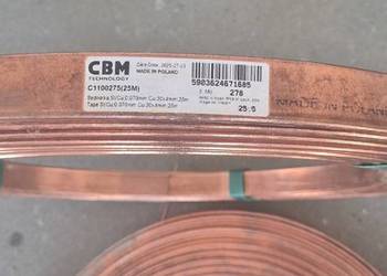 Bednarka 30x4 25mb miedziowana nowa