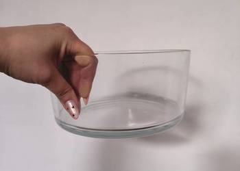 Szklane misy / cylindry dekoracyjne (grube szkło)