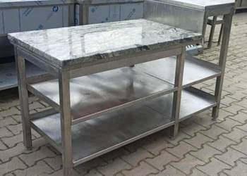 Stół Gastronomiczny Z Blatem Granitowym - 145/60/78x97 cm - S 1233.O