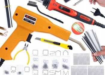 Lutownica do Plastiku 100W RRO100W – Zestaw z Zszywaczem i 800 Zszywek