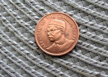 Gambia 1 Butut 1971r - Ładna