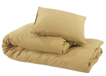 Zestaw pościeli kolor taupe 155x220 cm lekka mikrofibra WM-135991