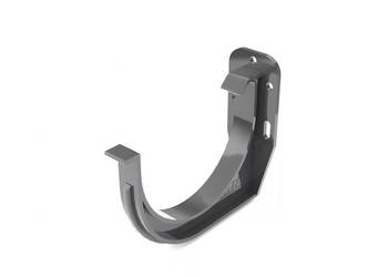 Bryza PVC Uchwyt rynny czołowy 125 mm grafit
