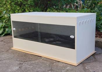 Terrarium z płyty meblowej 115x54x55cm dla żółwia, jaszczurki, węża