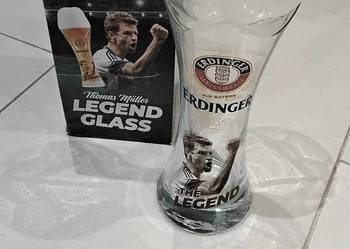 Szklanka Pokal do Piwa ERDINGER Weisbier -O,5 L Szklanka Kibica Piłka Nożna
