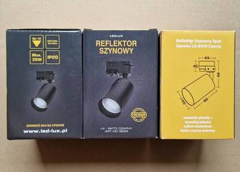 Reflektor szynowy Ledlux GU10 spot czarny