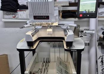 Hafciarka Brother PR-1055X - Przepracowane 150h!- zestaw do czapek!