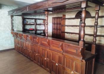 BAR DREWNIANY DĘBOWY