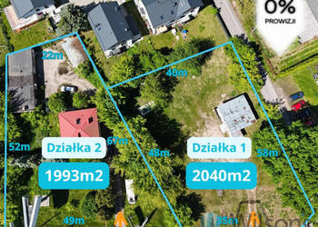 Do sprzedaży działka Konstancin-Jeziorna Warszawska 4033m2