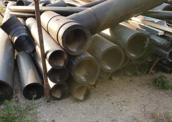 Rury PE, HDPE, PVC różne odcinki i średnice