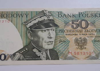 50 ZŁ KAROL ŚWIERCZEWSKI 1975 SER. M UNC 1