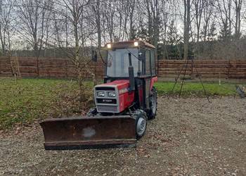 Ciągnik Japoński Shibaura 4x4 z pługiem