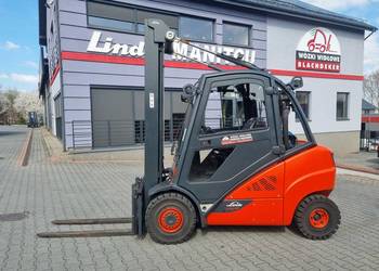 Gazowy wózek widłowy Linde H30T-02 Triplex , przesuw boczny