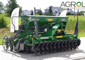 Siewnik Zbożowy Agregat Zestaw Uprawowo-Siewny EURO-MASZ 2,5 3m AGRO
