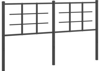 Metalowe wezgłowie czarne 150 cm WM-355595