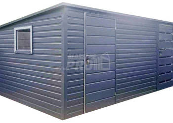 Schowek - Domek Ogrodowy 4x2,5 + Wiata 1,5m - 2x Drzwi - Okno GP435